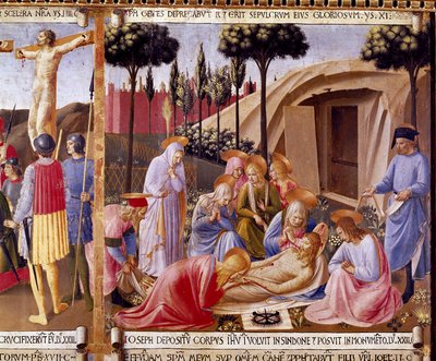 The Deposition (detail) by Fra Angelico